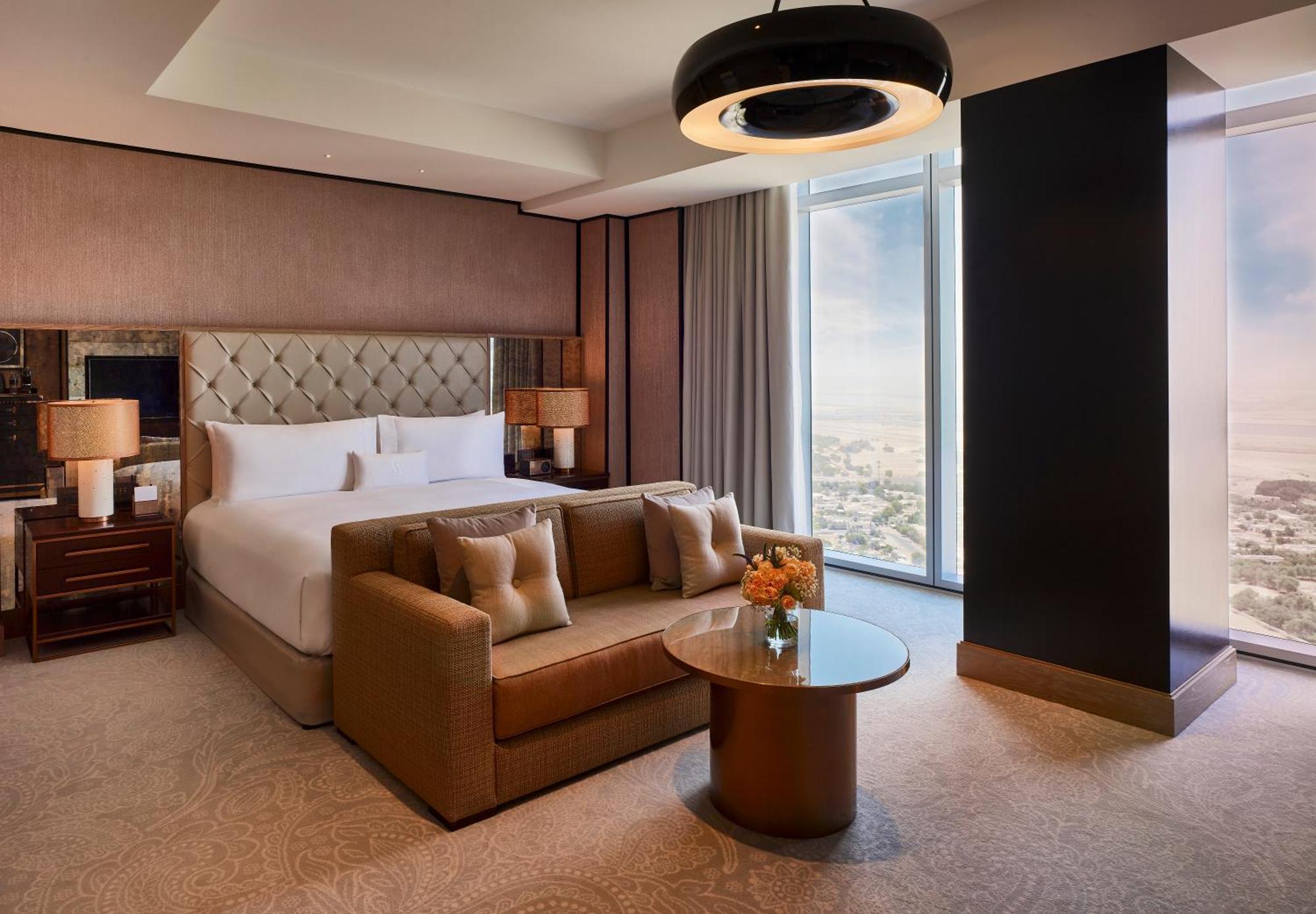 Hotel Waldorf Astoria Dubai International Financial Centre Exterior foto A bedroom at the Address Downtown Dubai