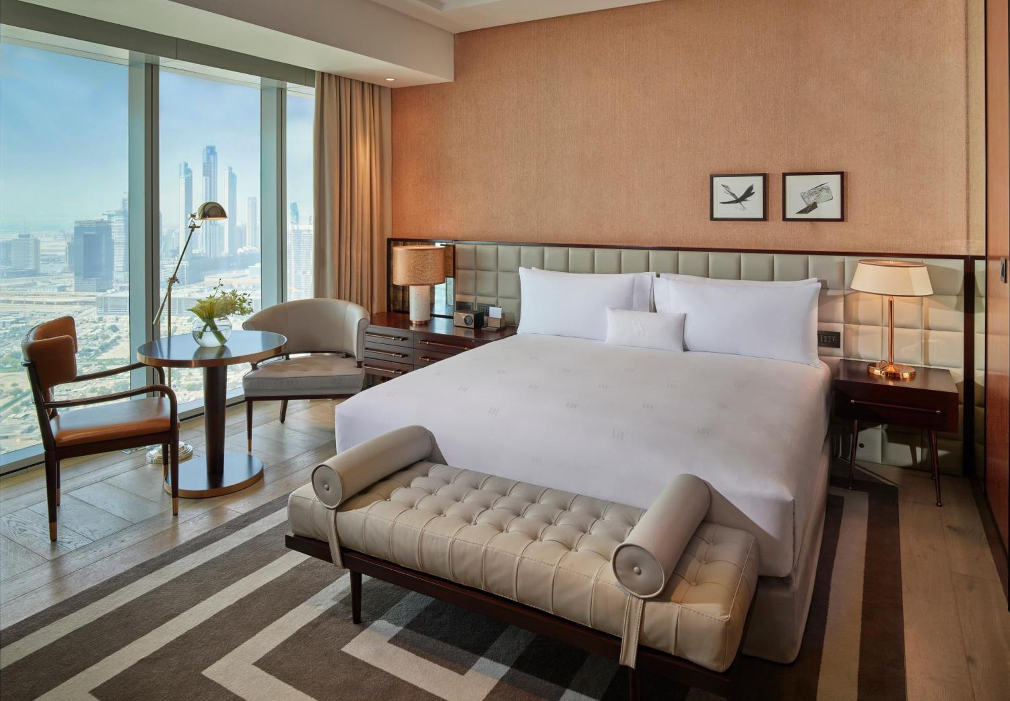 Hotel Waldorf Astoria Dubai International Financial Centre Exterior foto A bedroom at the Address Downtown Hotel