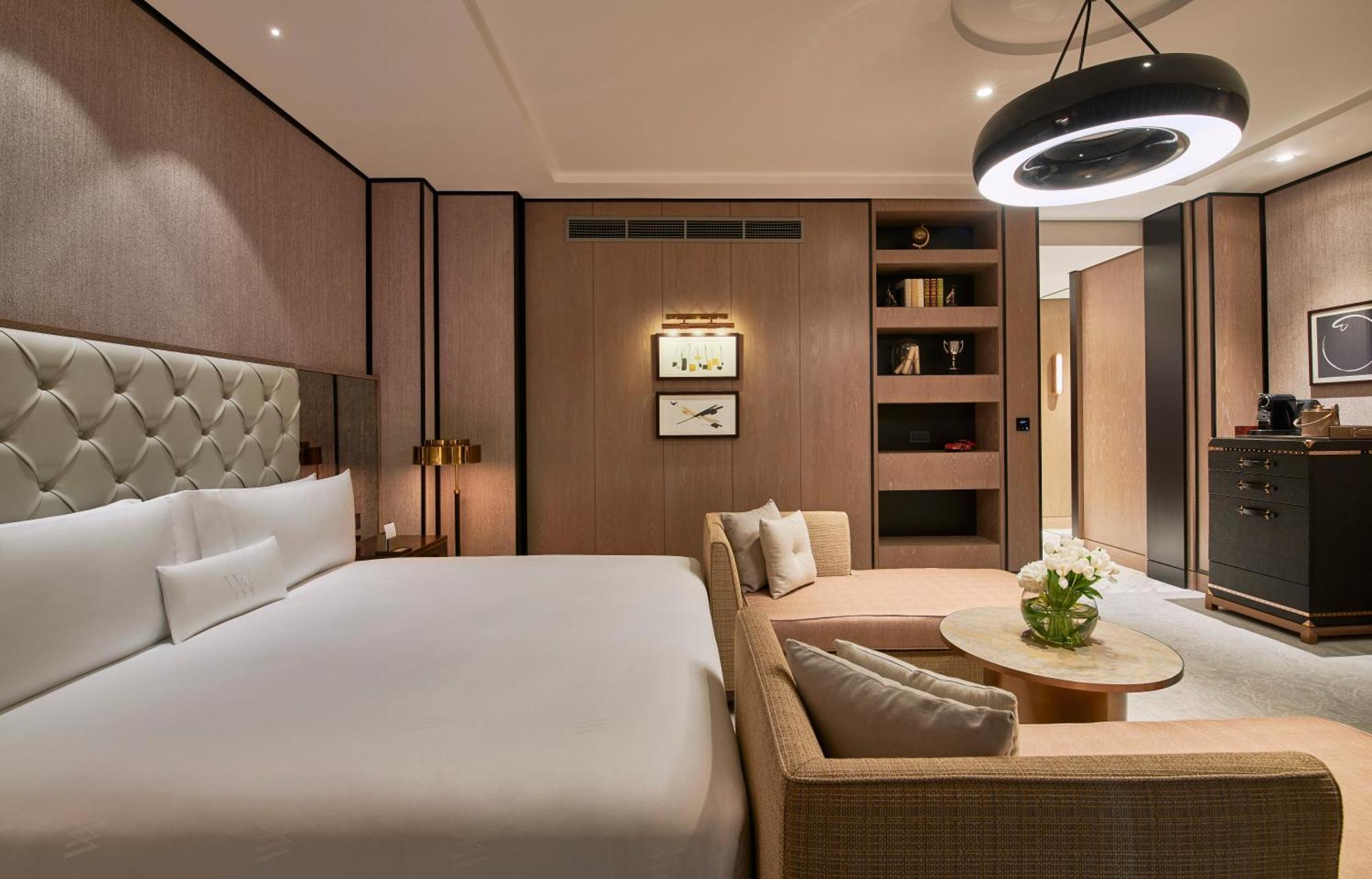 Hotel Waldorf Astoria Dubai International Financial Centre Exterior foto A bedroom at The Hari